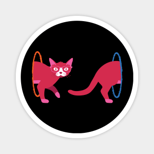 Portal Cat Magnet